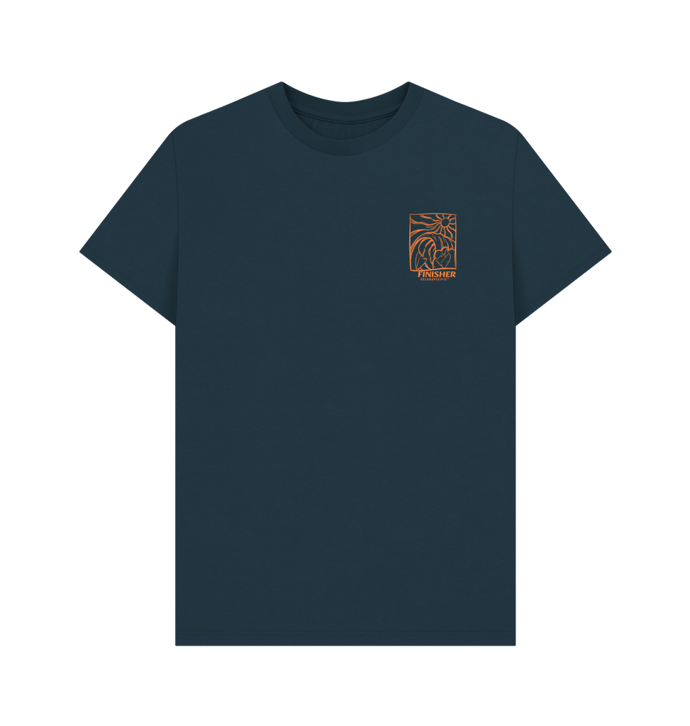 Denim Blue Printed T-shirt