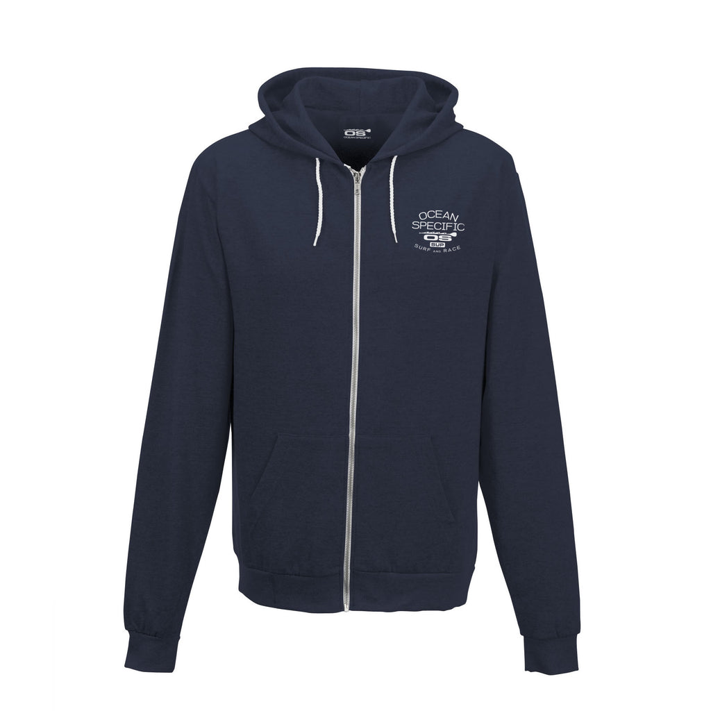 OS Surf and Race White Line Hoodie - Ocean Specific SUP